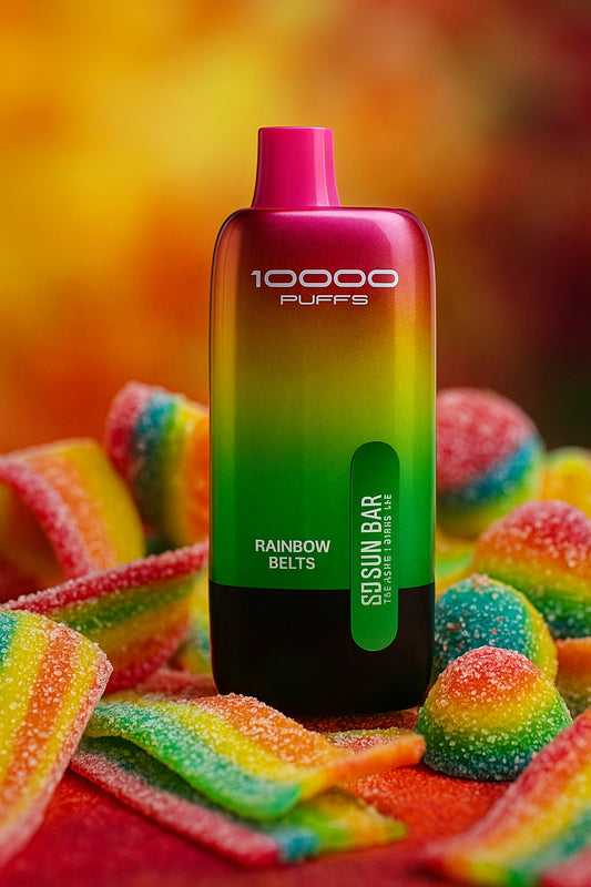 Sun Bar Rainbow Belts Vape – Sweet Candy Fusion
