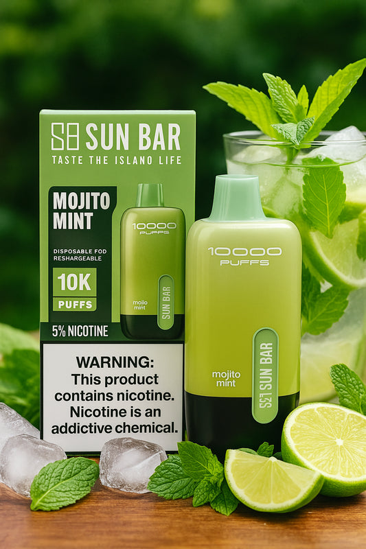 Sun Bar Mojito Mint Vape – Lime + Mint Flavour Hit