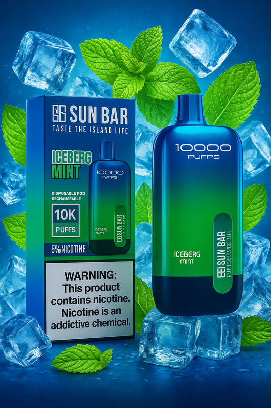 Sun Bar Iceberg Mint – Ultra Strong Menthol Vape